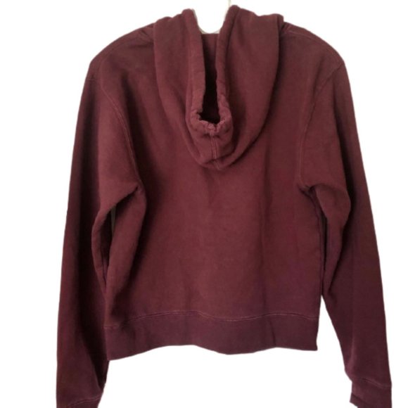 Obey Burgundy Floral/Figural Warrior Logo Hoodie - M - Picture 7 of 11